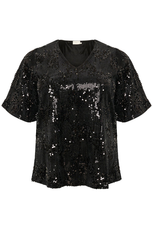 Nicoleen Sequin glitter blouse by Kaffe Curve