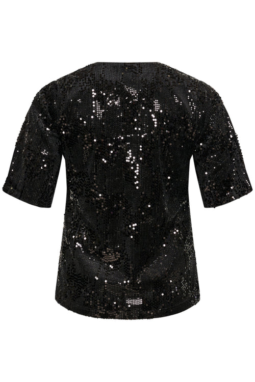 Nicoleen Sequin glitter blouse by Kaffe Curve