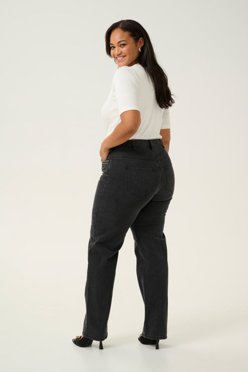 Loula HW straight jeans by Kaffe curve