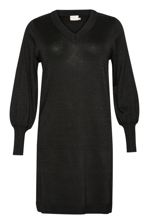 Regitta black knit dress by Kaffe curve