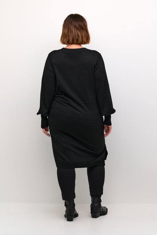 Regitta black knit dress by Kaffe curve