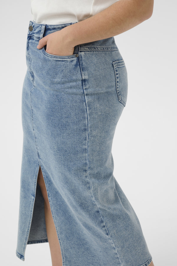 Darina Denim Skirt by Kaffe Curve