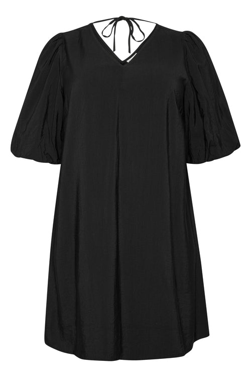 Gabbi Black Dress with Balloon Sleeves by Kaffe Curve