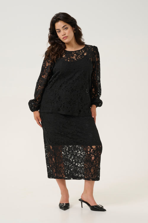 Lanica lace skirt by Kaffe Curve