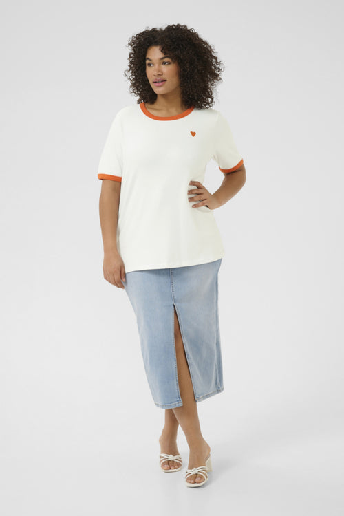 Liana t-shirt by Kaffe Curve