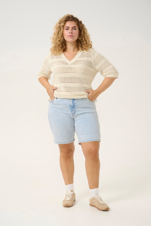 Maia Denim Shorts By Kaffe Curve CATWALK COLLECTION