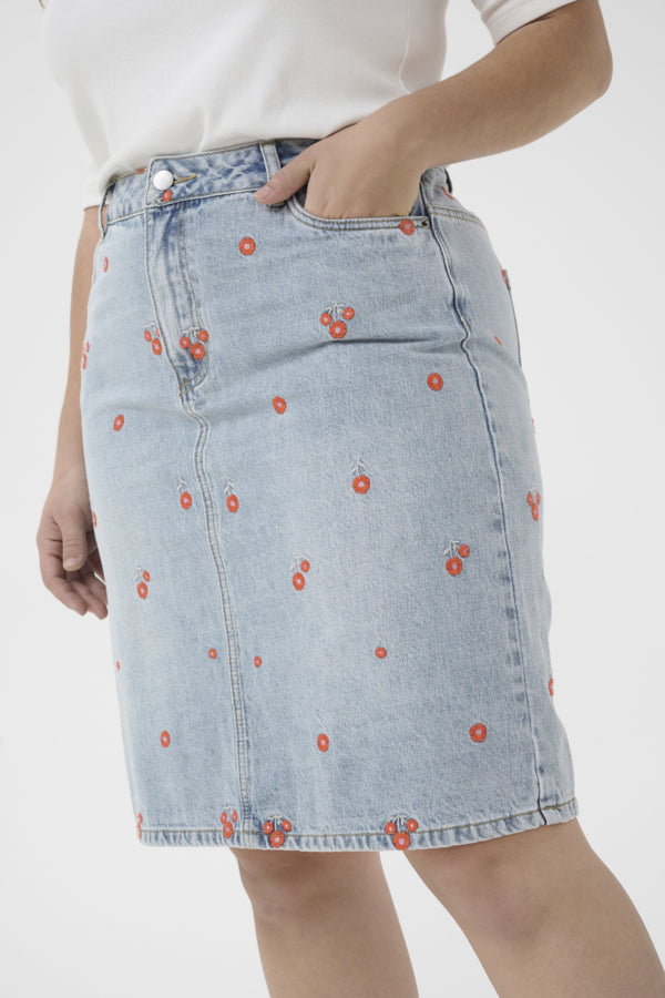 Betty Denim Skirt by Kaffe Curve