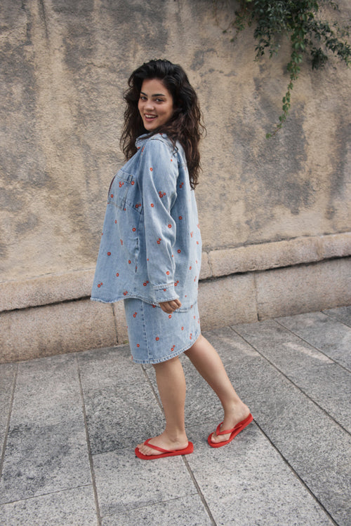 Betty Denim Skirt by Kaffe Curve CATWALK COLLECTION (RESTOCKED!)