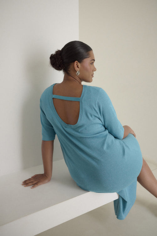 Regitta Knit Dress with back detail by Kaffe Curve (Last ones)