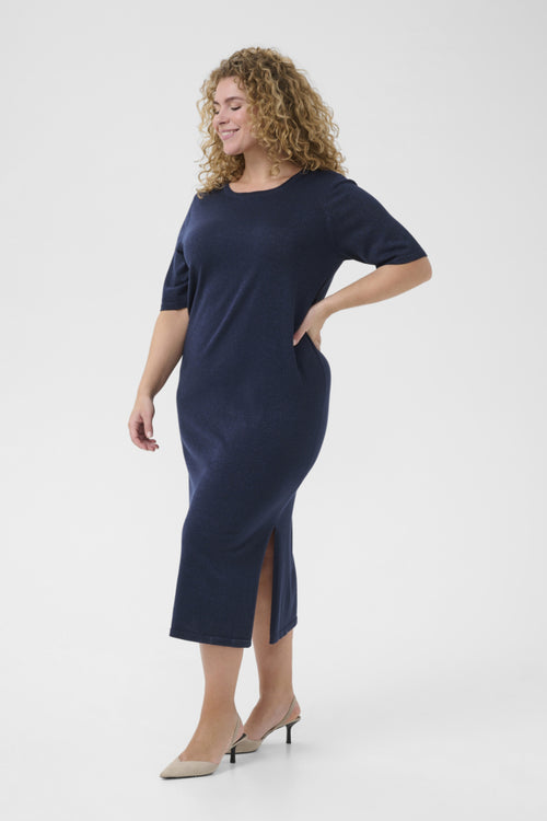 Regitta Knit Dress with back detail by Kaffe Curve (Last ones)