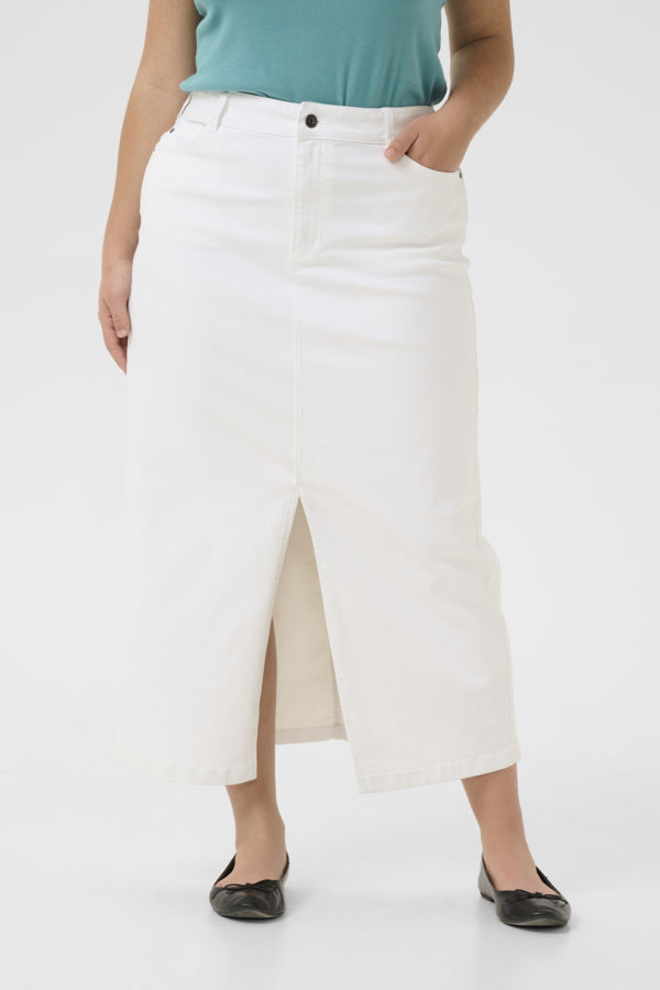 Zena White Skirt by Kaffe Curve