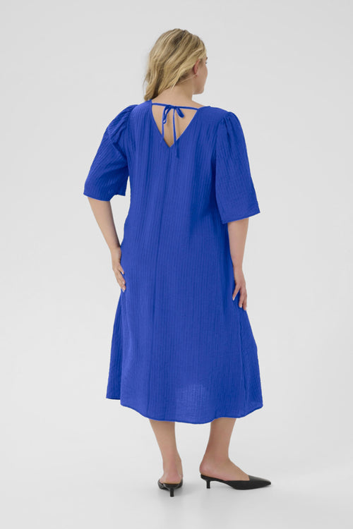 Lisana Blue Dress By Kaffe Curve