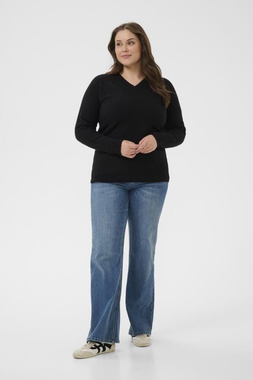 Niela v-neck pull over by Kaffe Curve (Available in 2 colors)