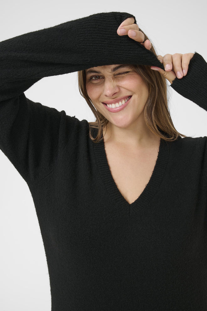 Niela Long knitted Dress by Kaffe Curve