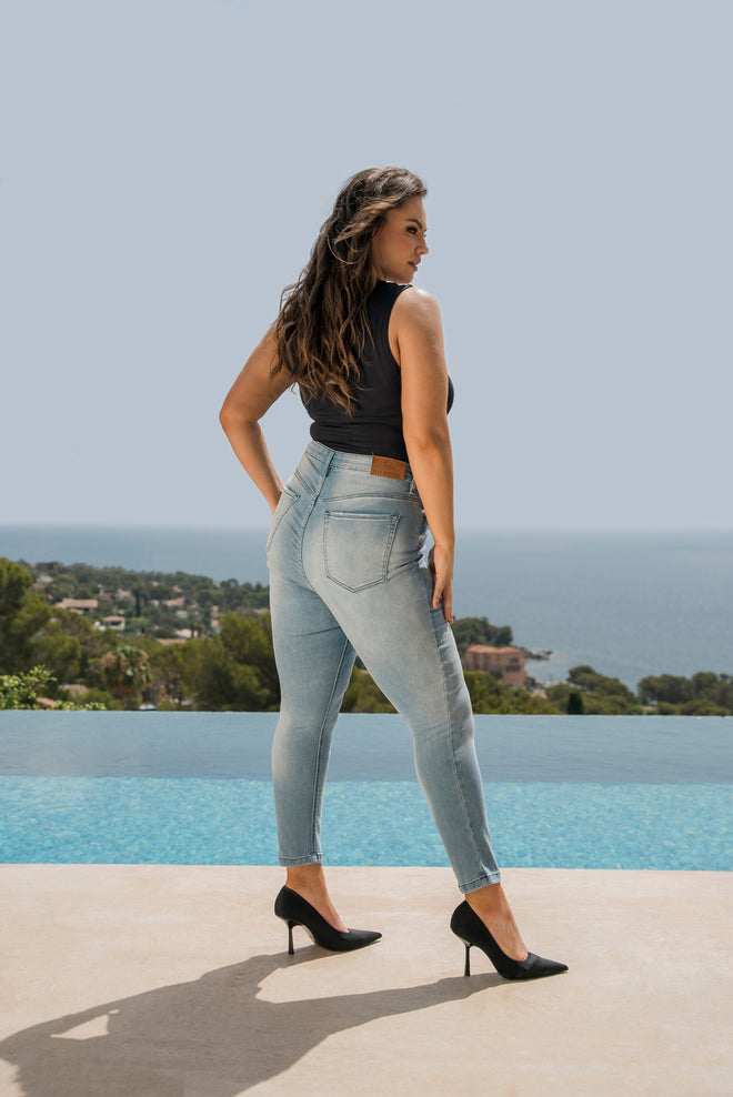 Fox Factor Iri Boca Blue - Slim Fit Jeans