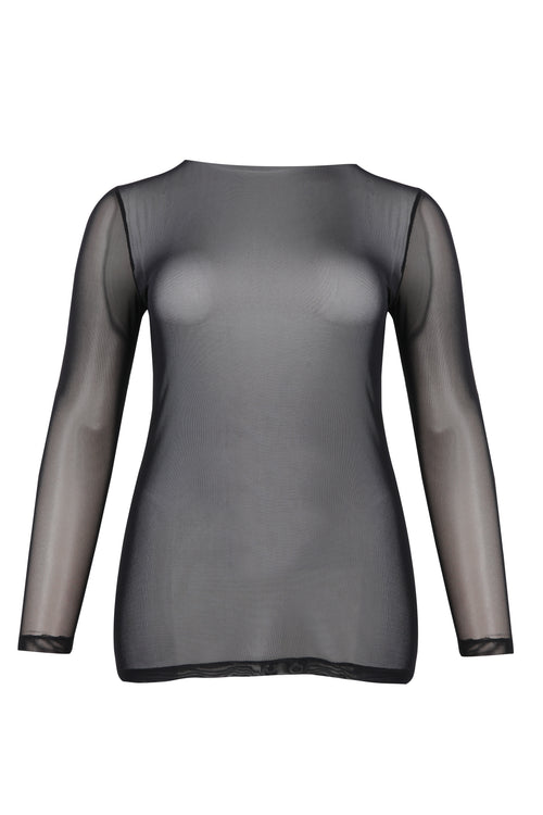 Black mesh top by Mat Fashion (1079)