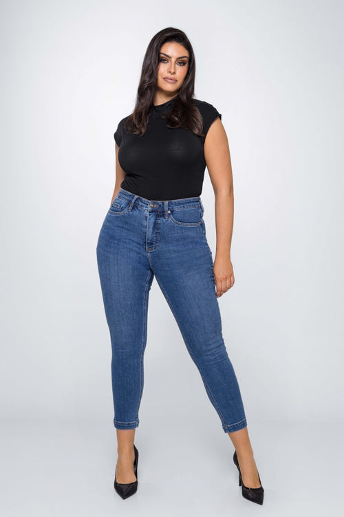 Fox Factor Iri Jackson Blue Slim Fit Jeans for Curves