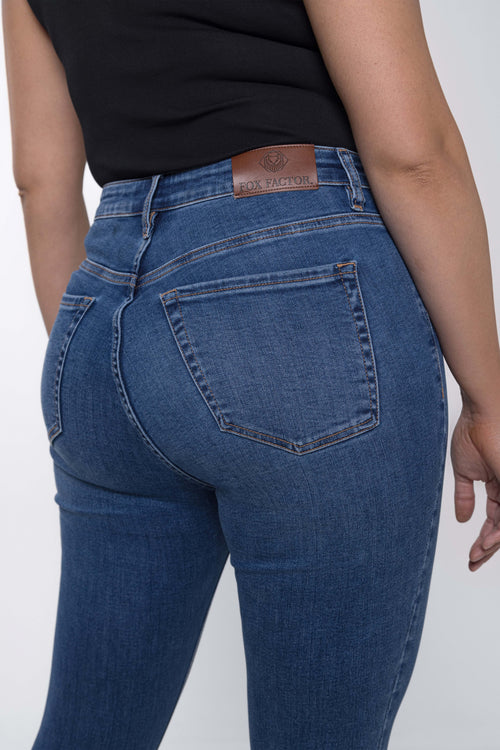 Fox Factor Iri Jackson Blue Slim Fit Jeans for Curves