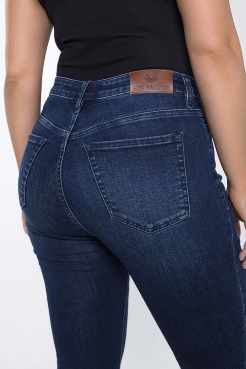 Fox Factor Bili Santiago Blue Bootcut Jeans for Curves