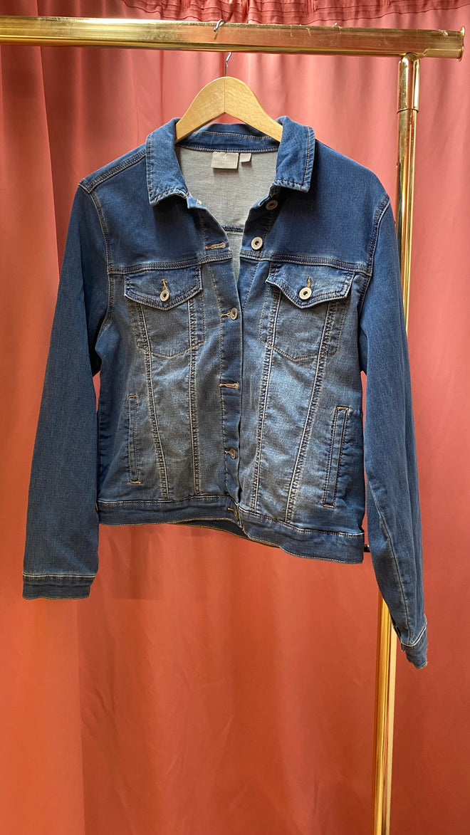 Secondhand blauwe jeans jas Brandtex S6