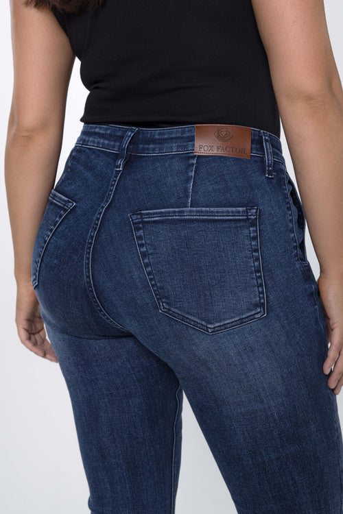 Fox Factor Roxi Las Vegas Blue Straight Jeans for Curves