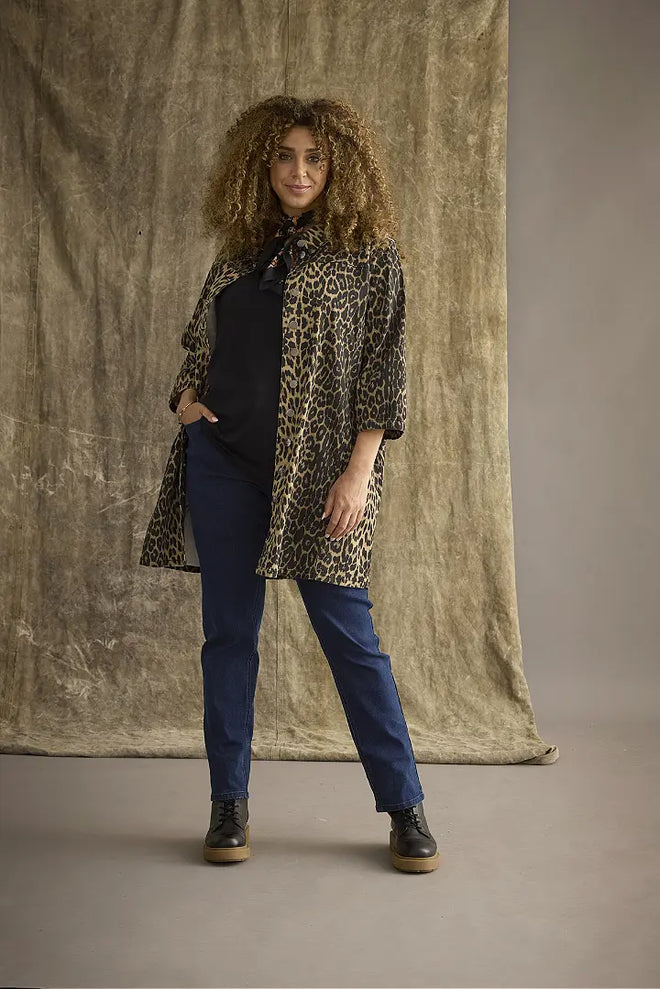 Nita Leopard Mini Dress by Zhenzi