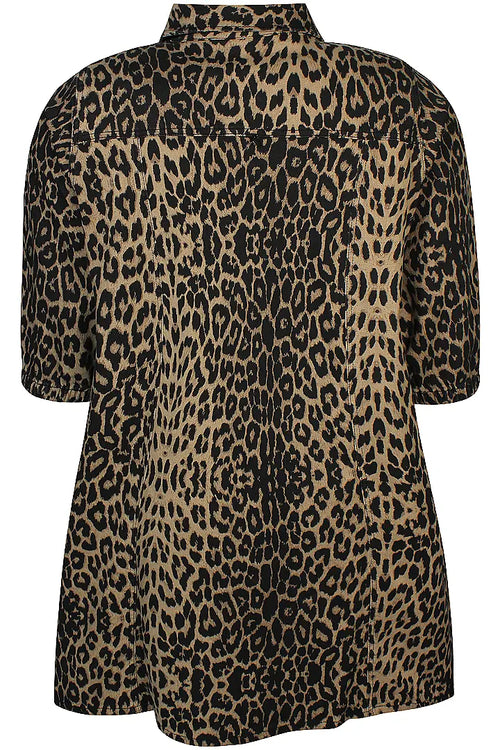 Nita Leopard Mini Dress by Zhenzi