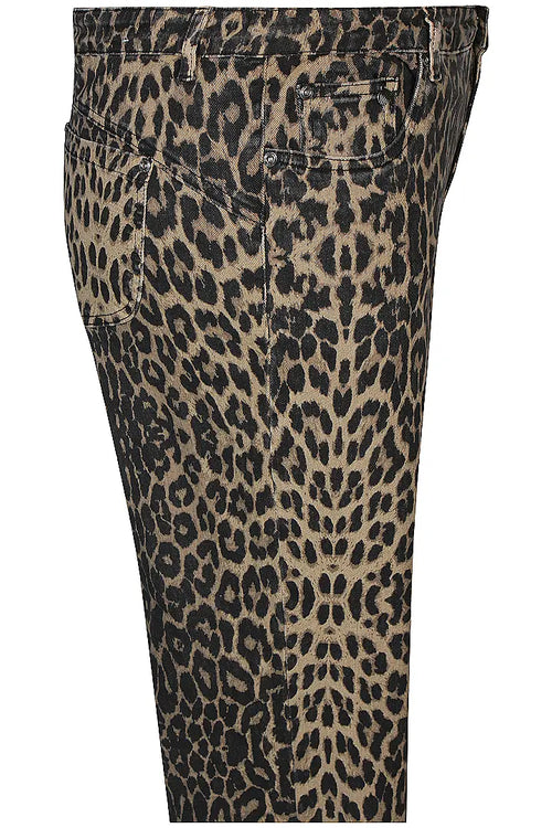 Step Leopard Trousers by Zhenzi