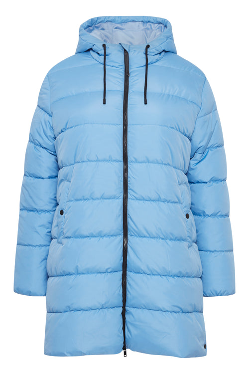 Fransa Mabelle Blue Winter Coat