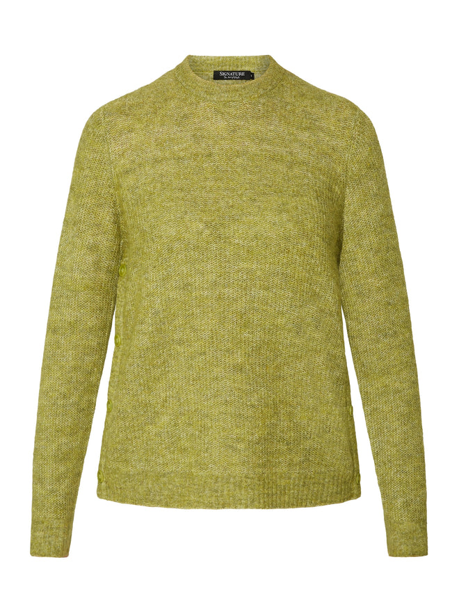 Signature Green Wool Sweater