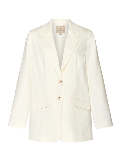 Creme White Suit Blazer By B.Copenhagen