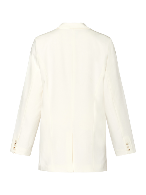 Creme White Suit Blazer By B.Copenhagen