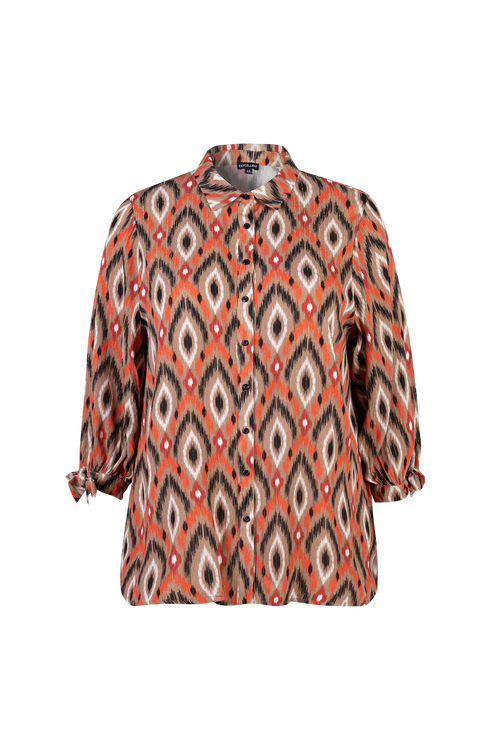 Exxcellent Alaisa Blouse Red/Brown