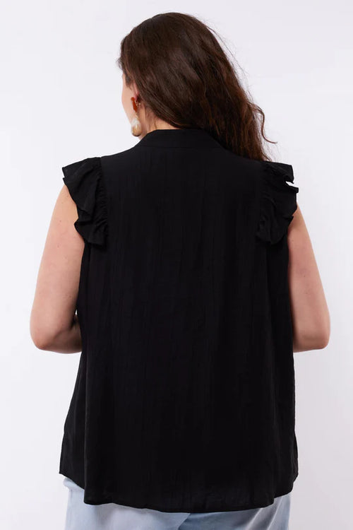 Exxcellent Peggy Blouse Black