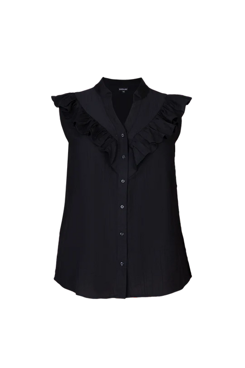 Exxcellent Peggy Blouse Black