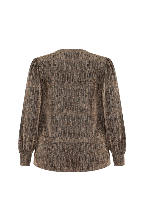 Bes Gold Top by Exxcellent