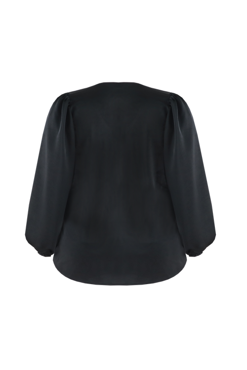 Donna Satin Top by Exxcellent