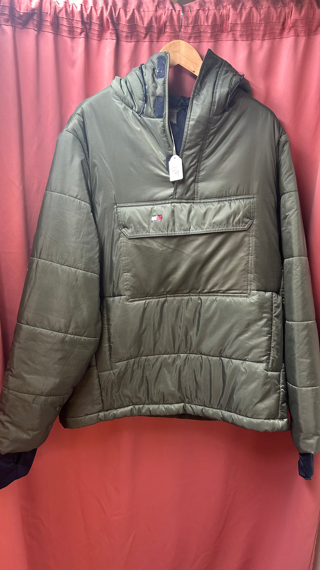 Romy's Mom Secondhand Khaki Tommy Hilfiger Puffer Coat