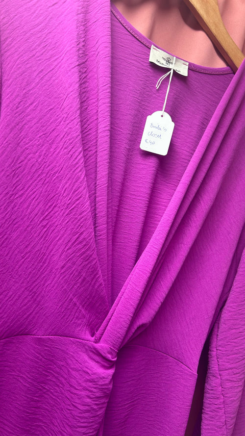 Emilie's Closet Secondhand Purple Twirl Dress Michael John