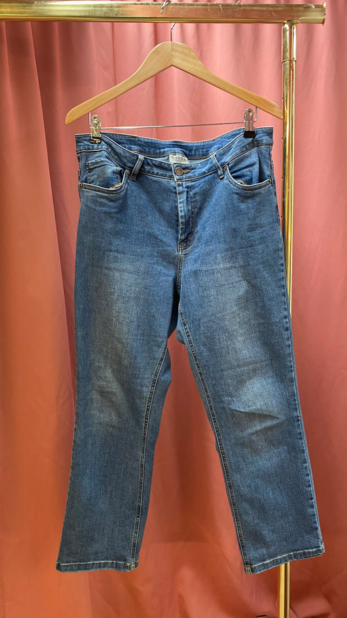 Secondhand donker blauwe jeans Kaffe S6