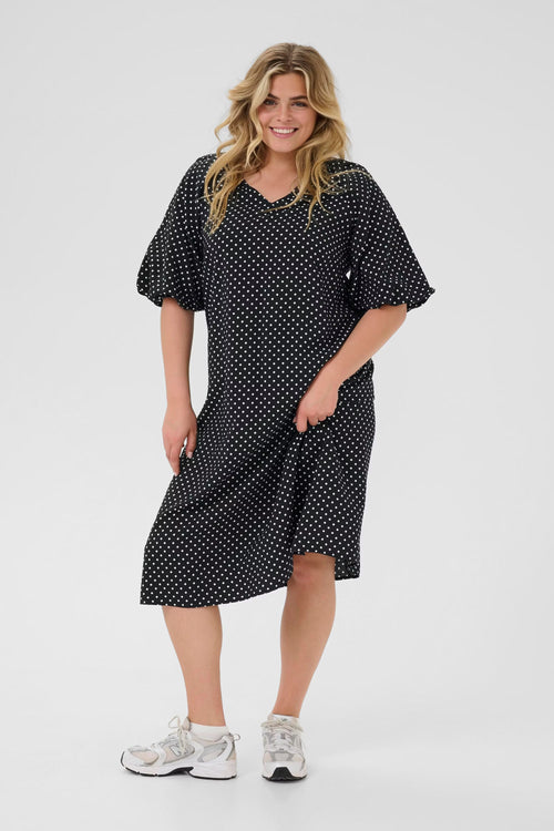 Gina Polkadot Dress by Kaffe Curve