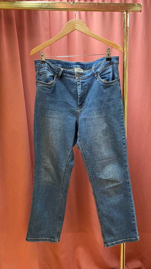 Secondhand donker blauwe jeans Kaffe S6