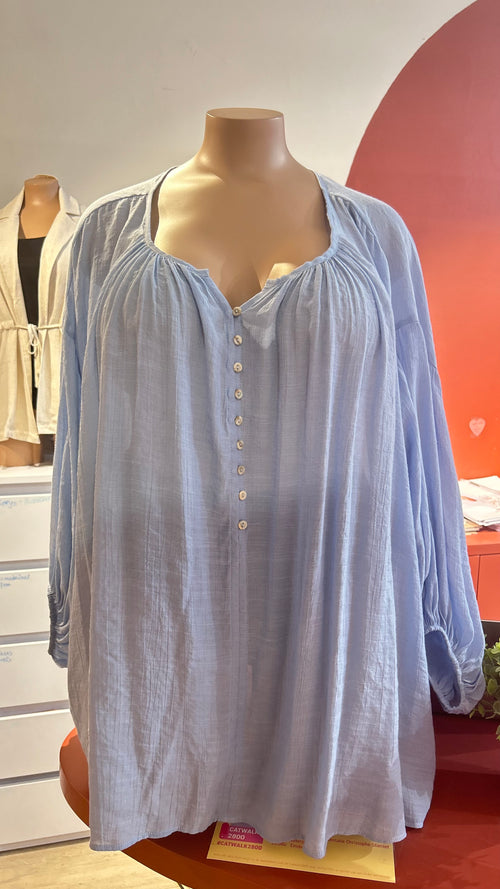 Mat Fashion Light blue blouse 7901.1055