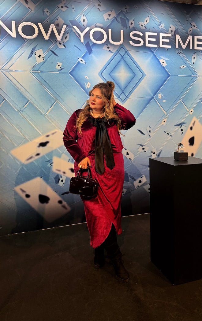 Velvet Skirt 17565 by Curviss (Available in 2 colors)