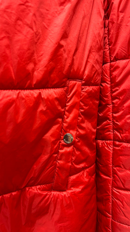 Romy's Mom Closet Secondhand Tommy Hilfiger Red Puffer Coat