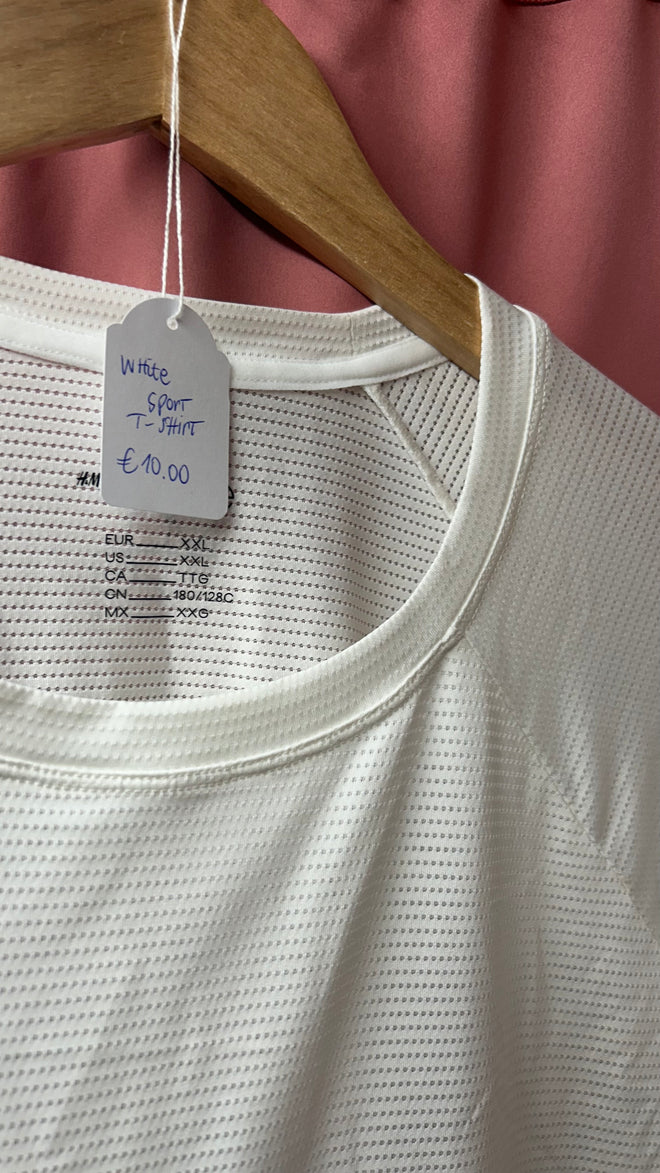 Romy's Closet Secondhand White Sport T-Shirt