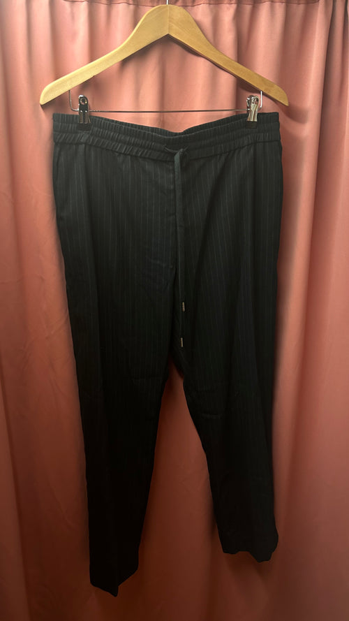 Emilie's Closet Secondhand Striped Blue Trousers