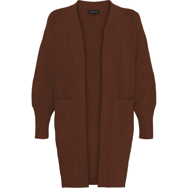 62370 Long Cardigan With Balloon Sleeves by No 1 By Ox