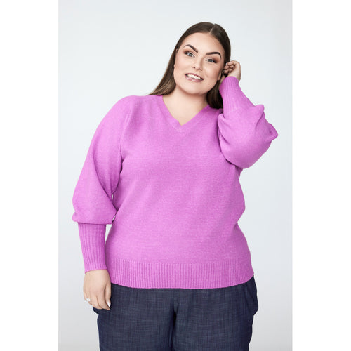 62879 Sweater with Balloon Sleeves by No 1 by Ox (Available in Multiple NEW Colors)