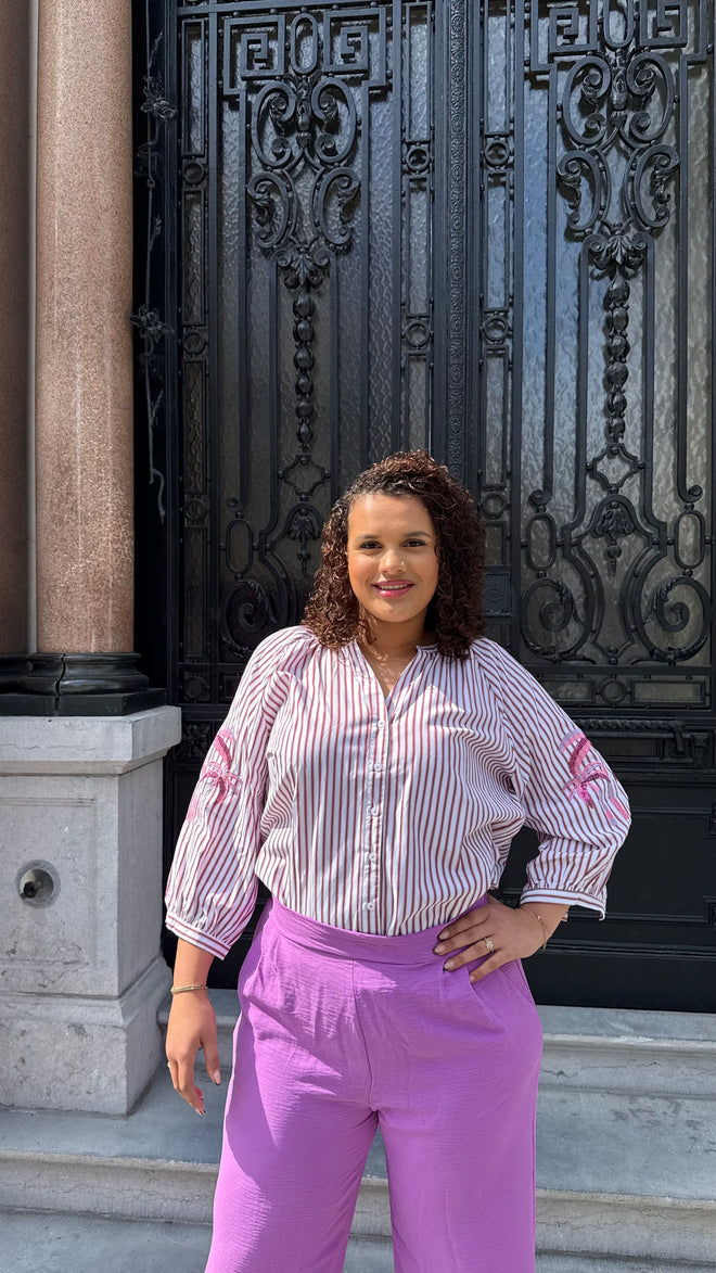 Neon Blouse with sleeve effect by Lola Liza